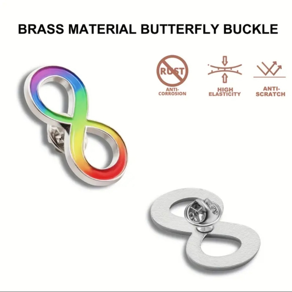 Autism Infinity Pin - Picture 2 of 3